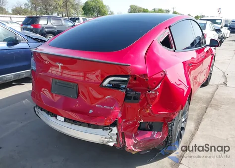 2022 Tesla Model Y Performance Dual Motor All-Wheel Drive from USA, damaged, VIN 7SAYGDEF0NF518740